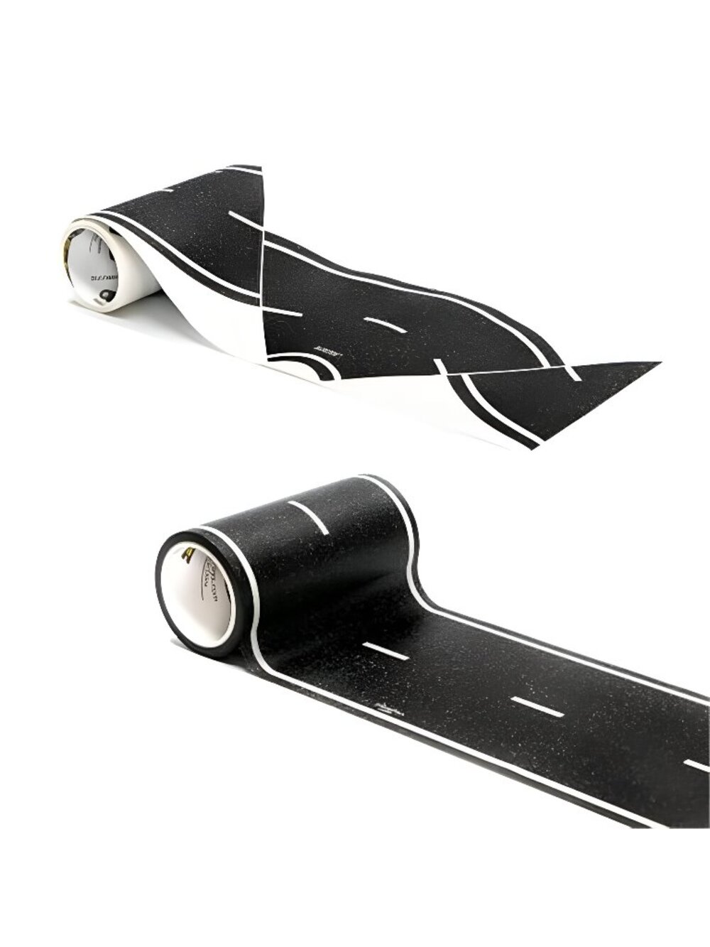 PlayTape Road Tape and Curves for Toy Cars - 1 Roll of 30 ft. x 4 in. Black